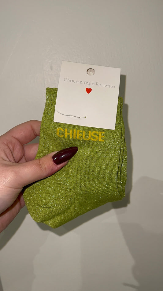Chaussettes à paillettes (plusieurs modèles)