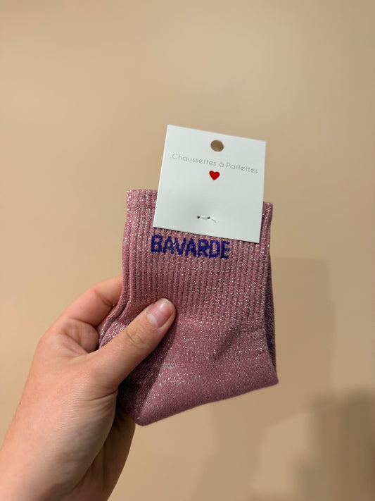 chaussettes à paillettes