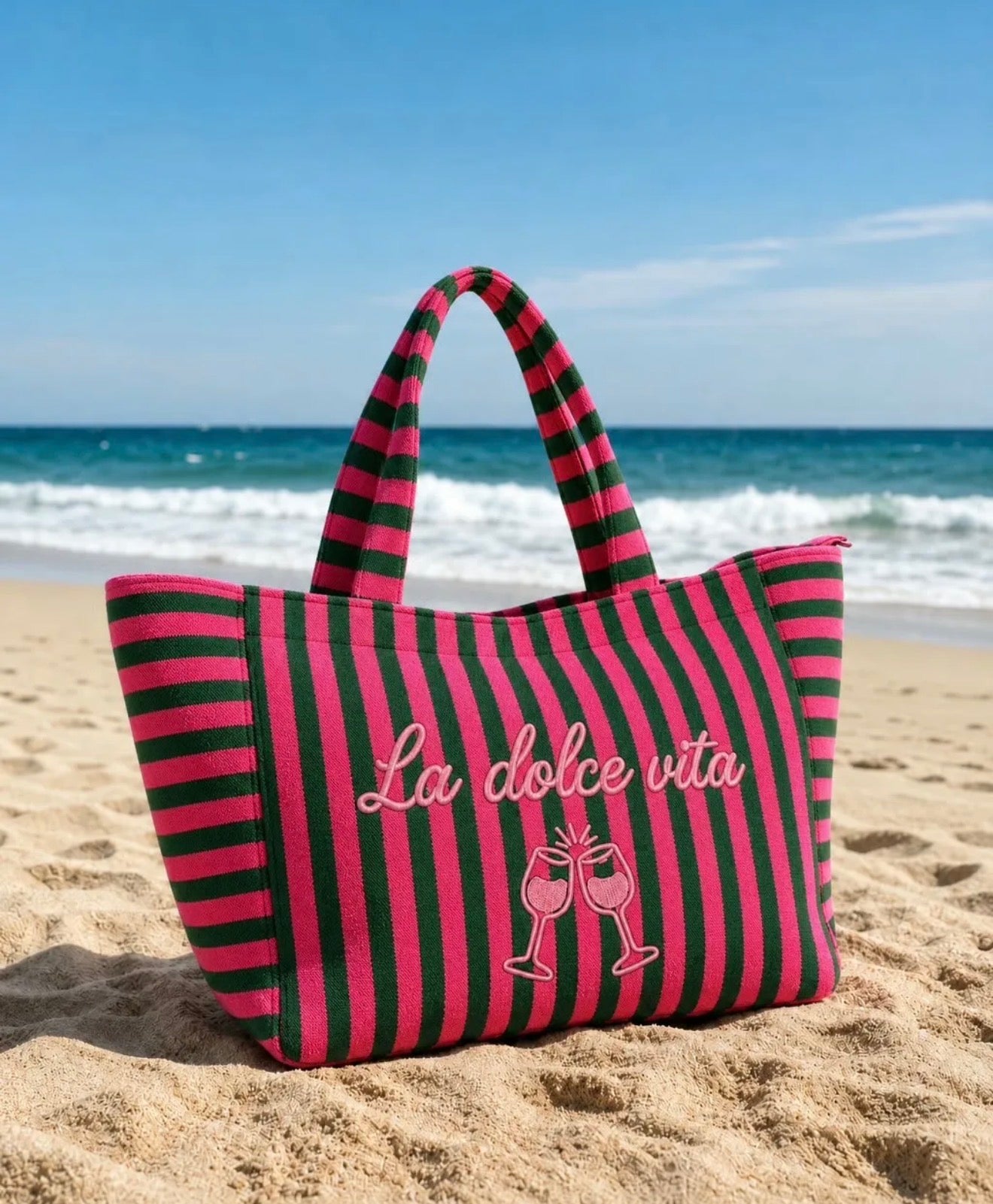 Maxi sac de plage coton DOLCE VITA