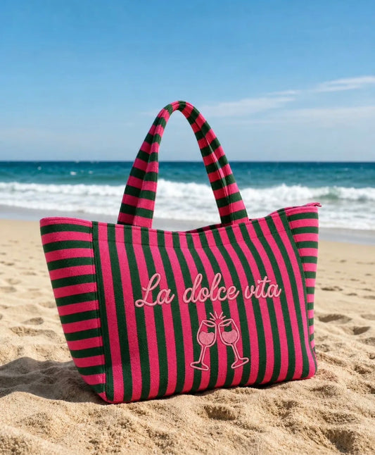 Maxi sac de plage coton DOLCE VITA