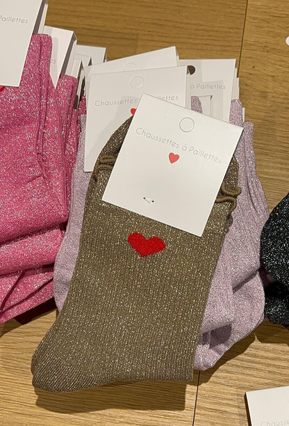 Chaussettes à paillettes ( différents modèles)