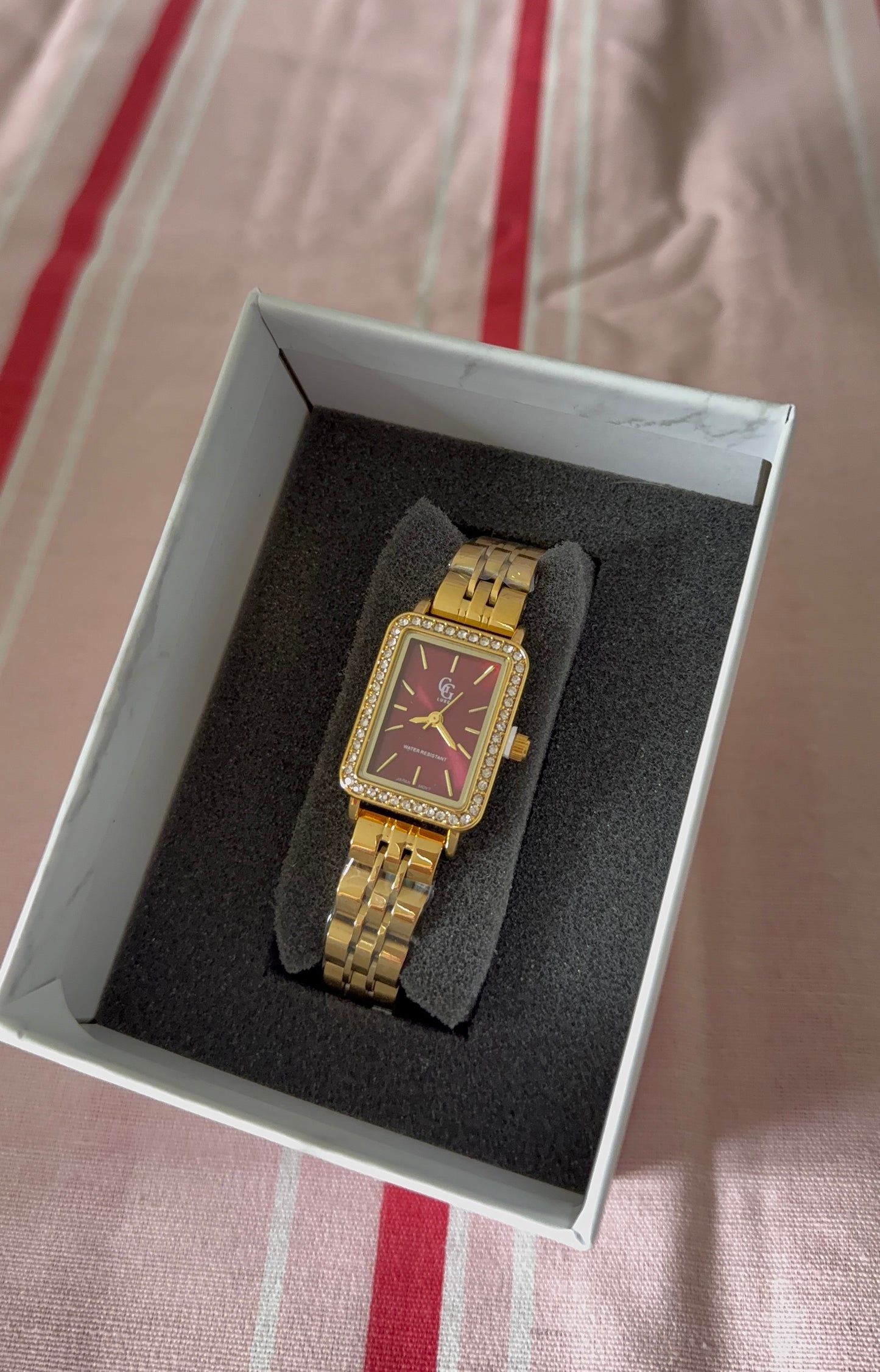 Montre ANAYA bordeaux