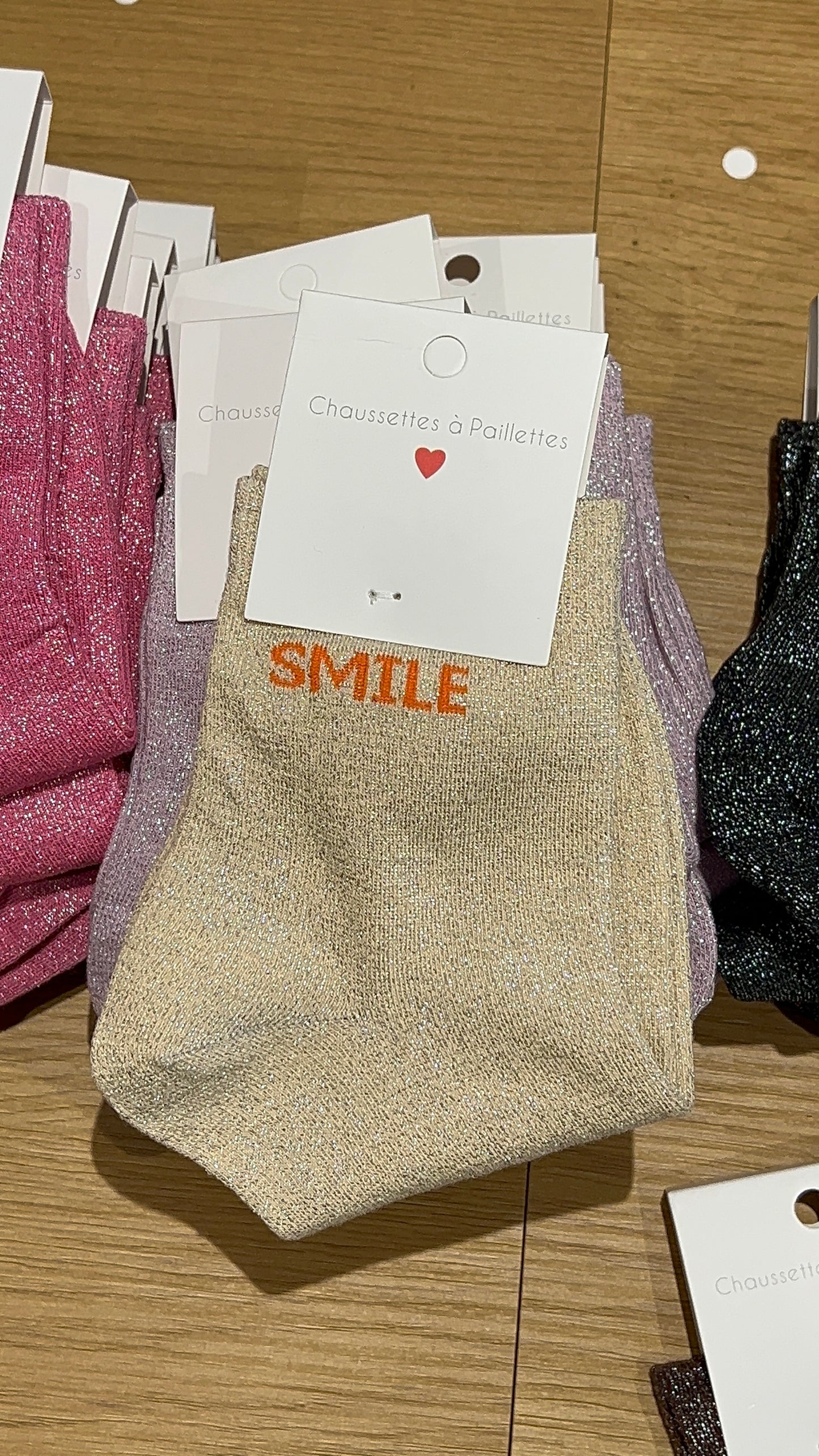 Chaussettes à paillettes ( différents modèles)