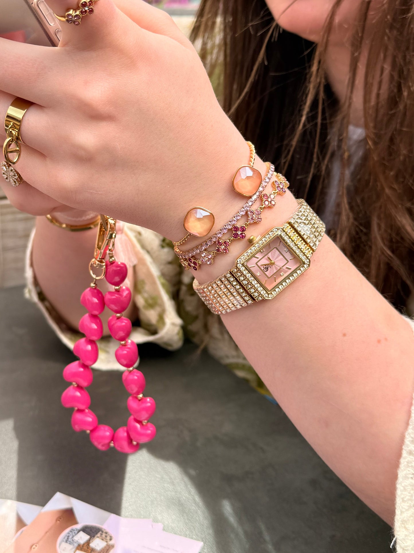 Montre MARINA rose
