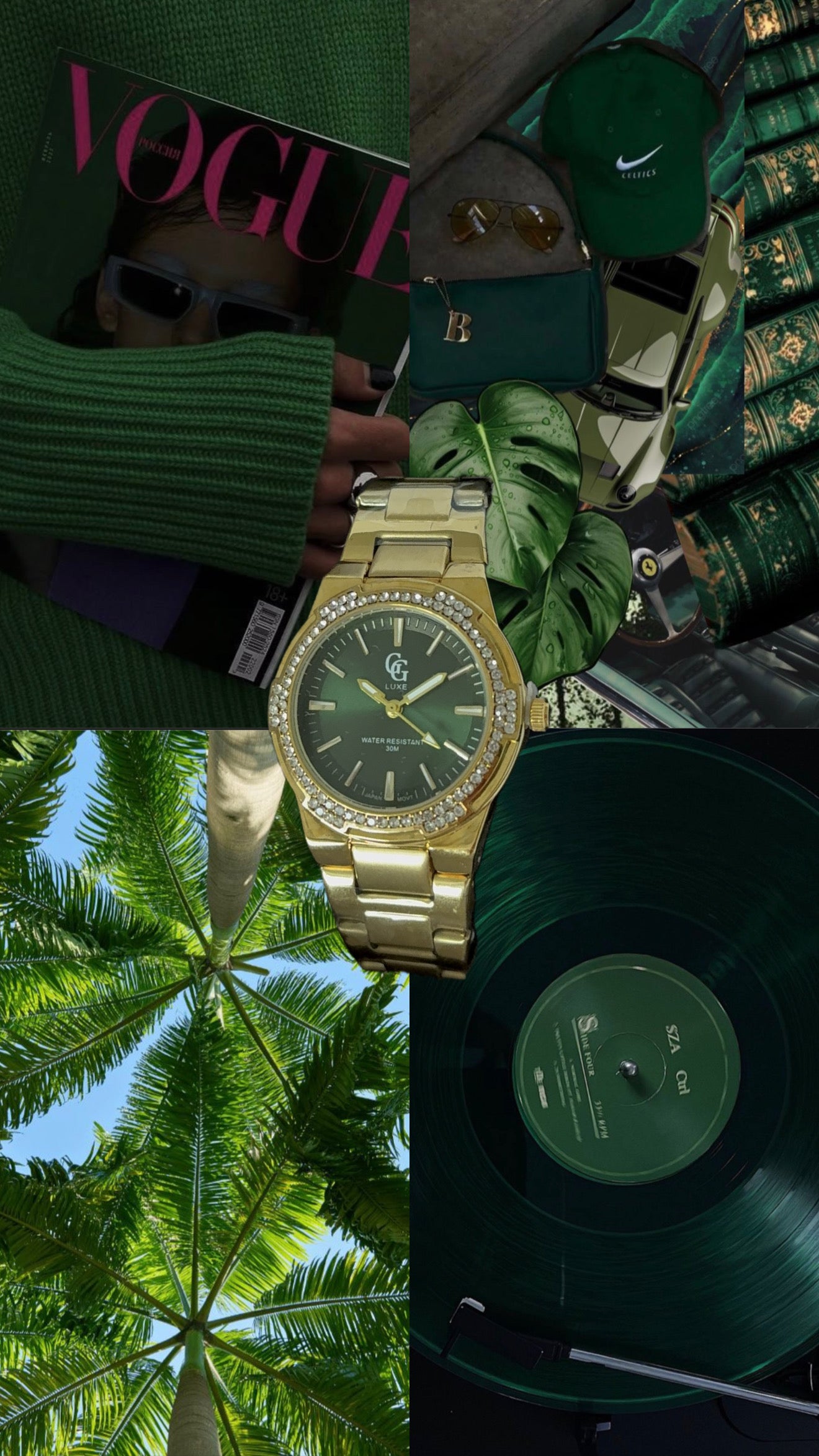 Montre YARA verte