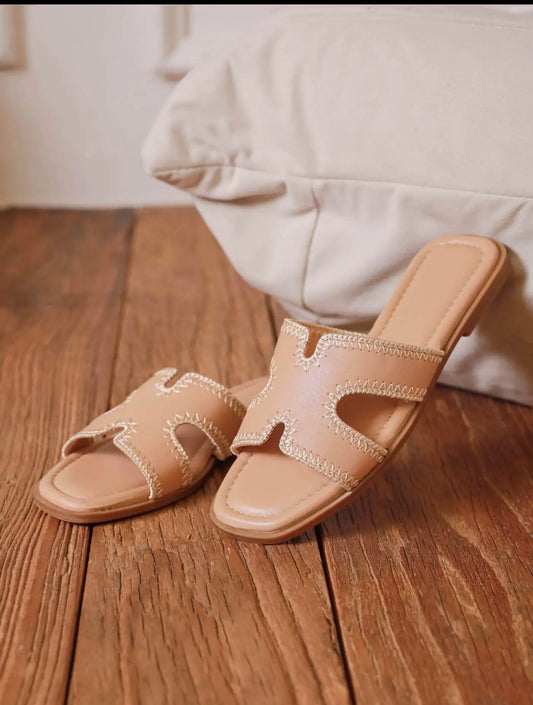 Claquette beige