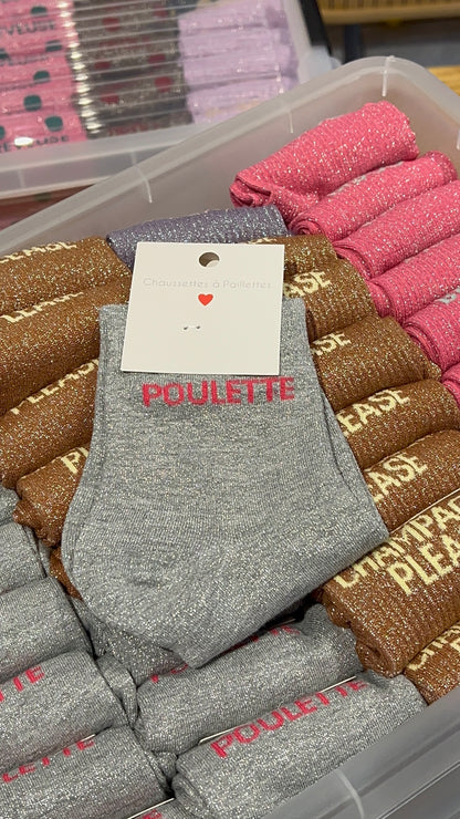 Chaussettes à paillettes ( plusieurs modèles)