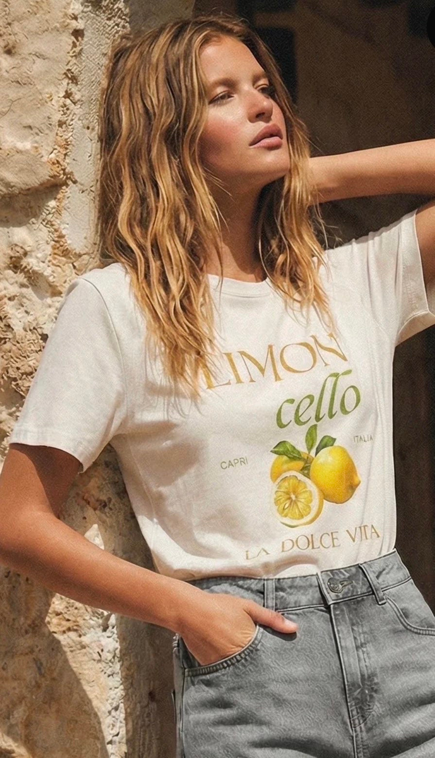 T-shirt citron
