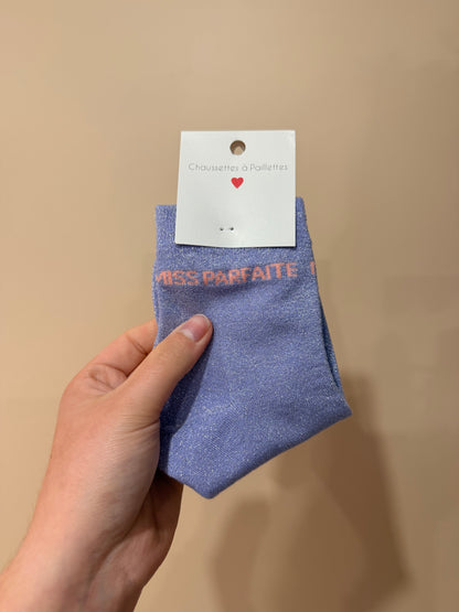 chaussettes à paillettes