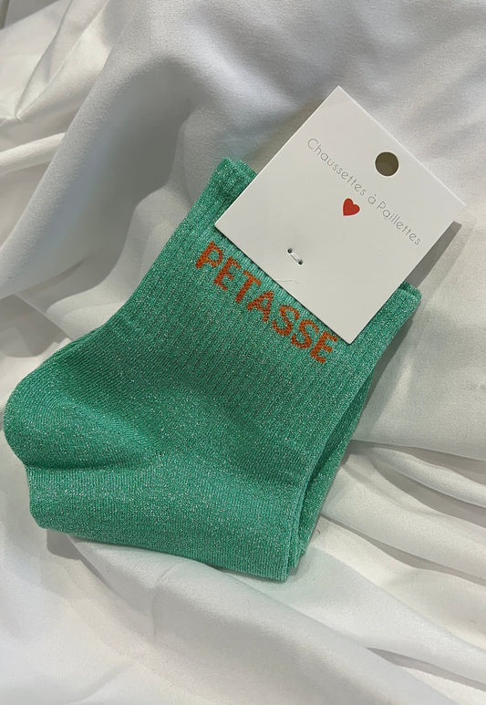 Chaussettes à paillettes (plusieurs modèles)