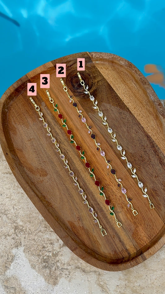Bracelets fleur tulipe