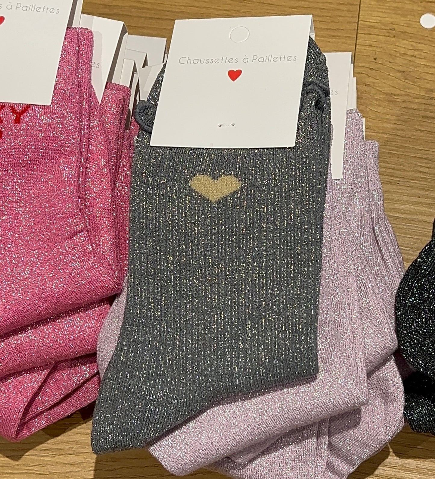 Chaussettes à paillettes ( différents modèles)