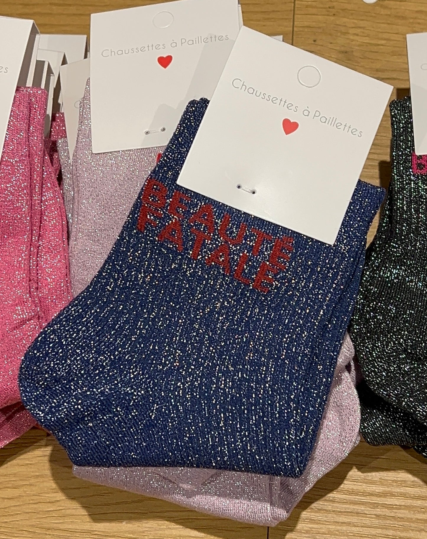 Chaussettes à paillettes ( différents modèles)