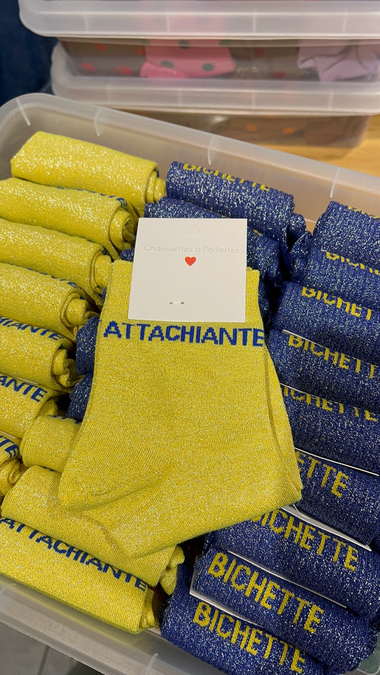 Chaussettes à paillettes ( plusieurs modèles)