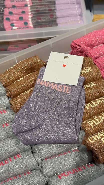 Chaussettes à paillettes ( différents modèles)