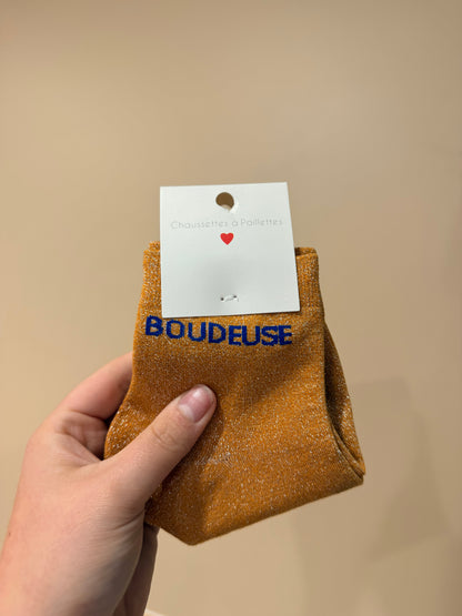 chaussettes à paillettes