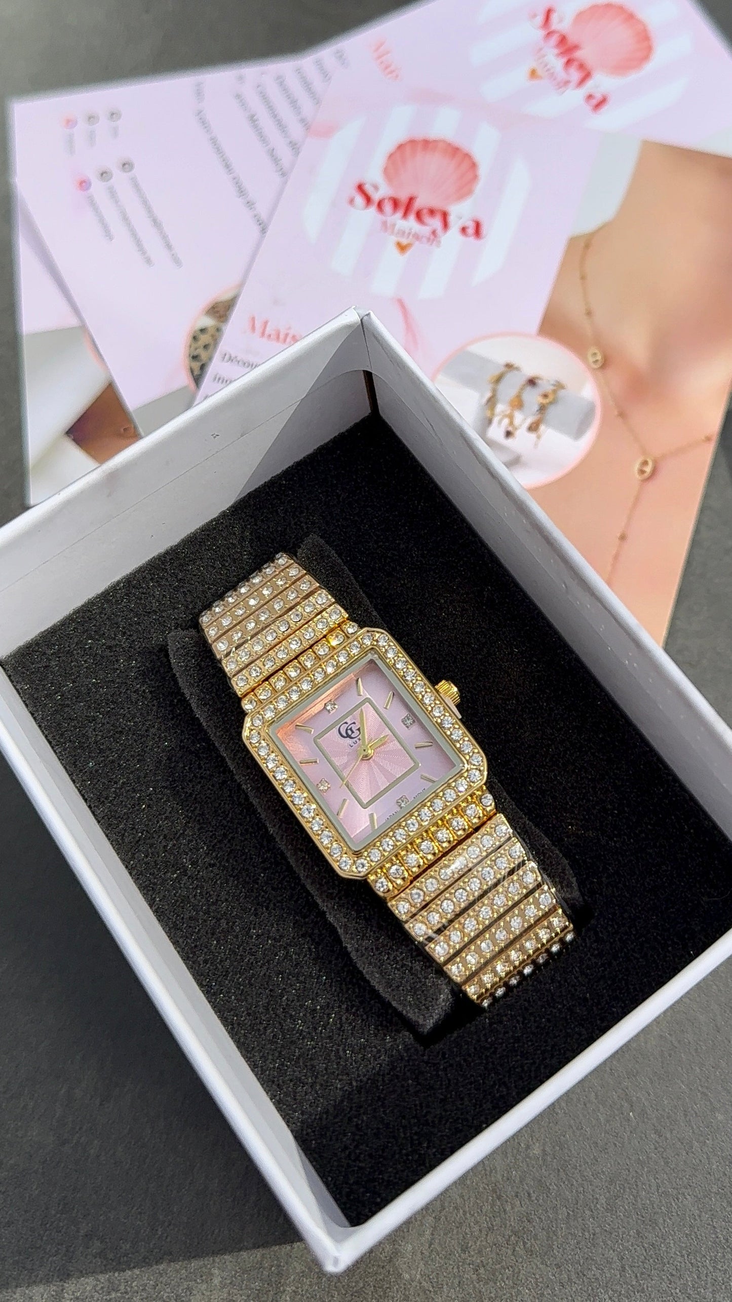 Montre MARINA rose
