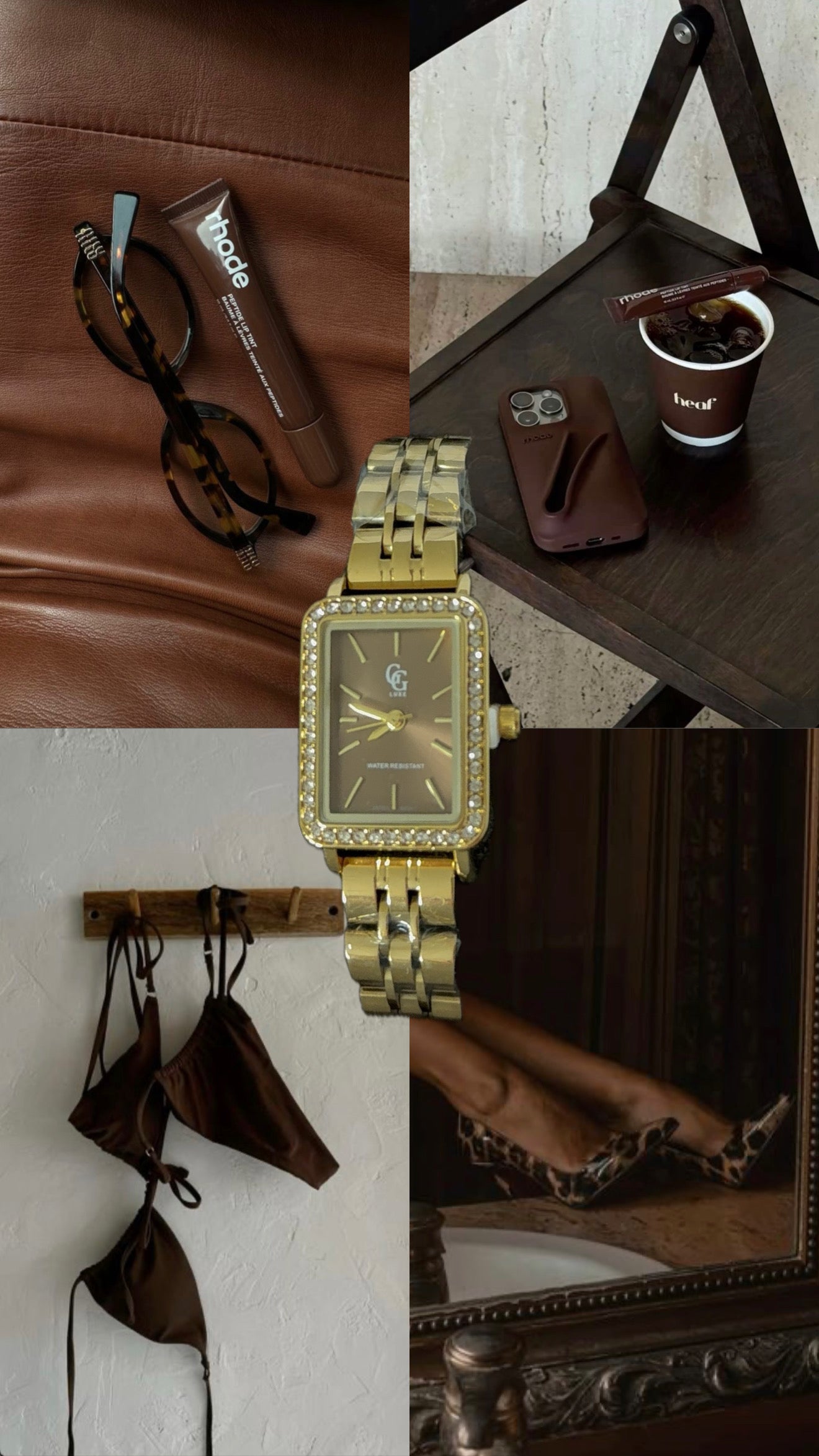 Montre ANAYA marron