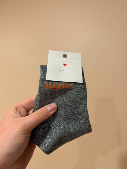 chaussettes à paillettes