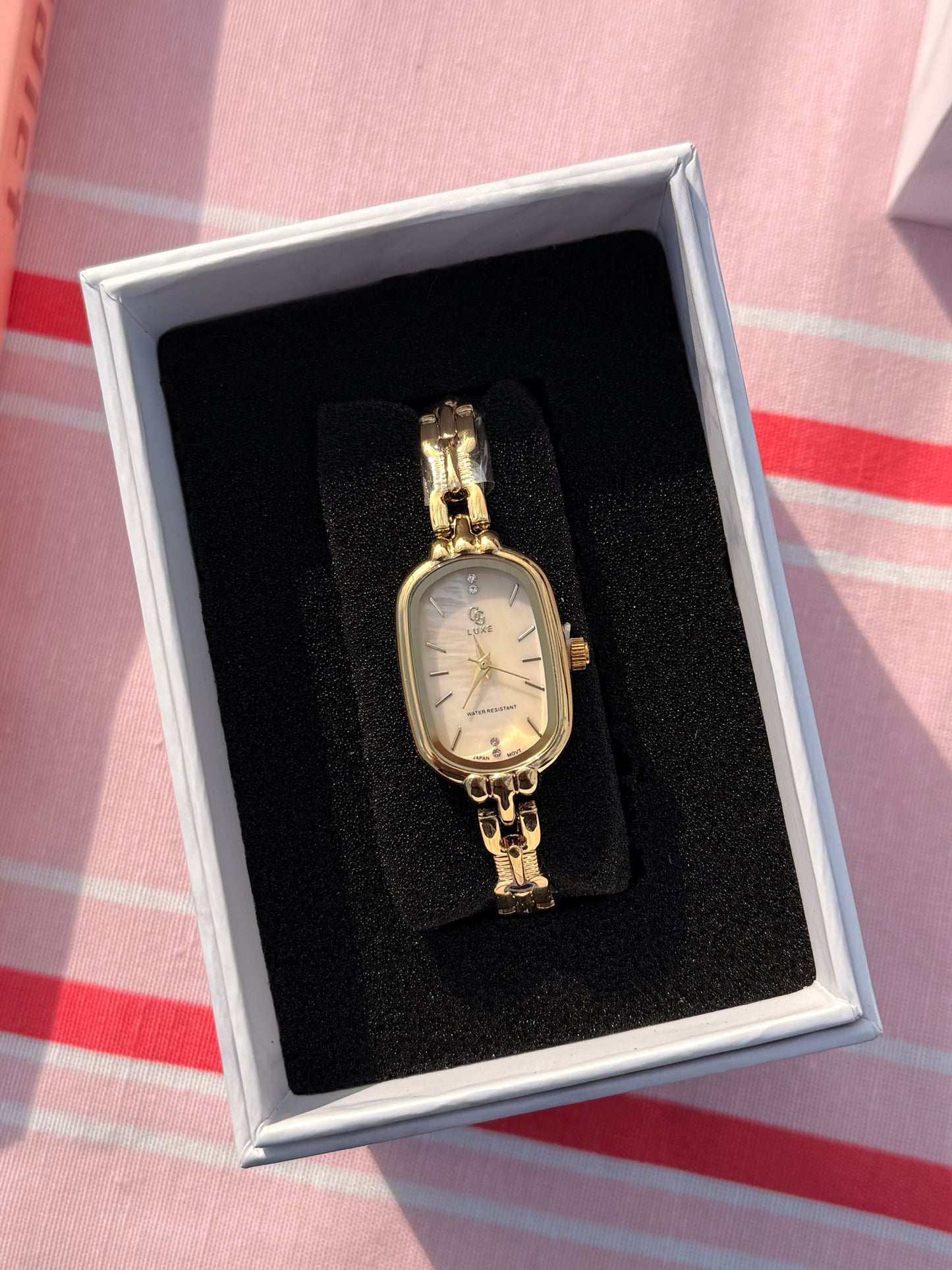 Montre Cadran Nacre & Bracelet fin modèle PEARL