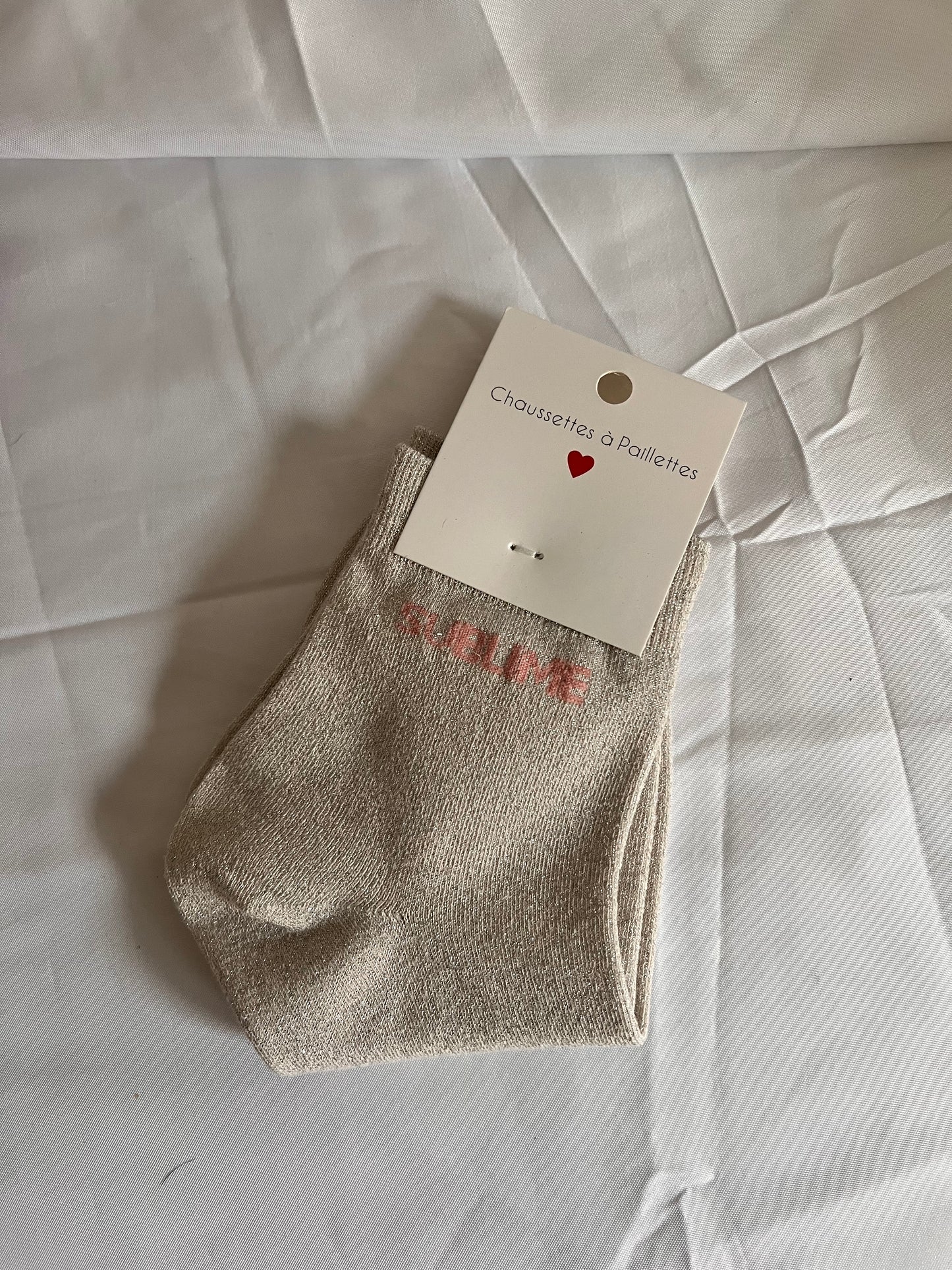 Chaussettes à paillettes