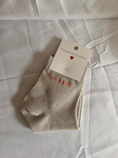 Chaussettes à paillettes