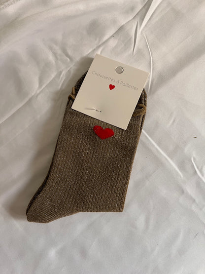 Chaussettes à paillettes