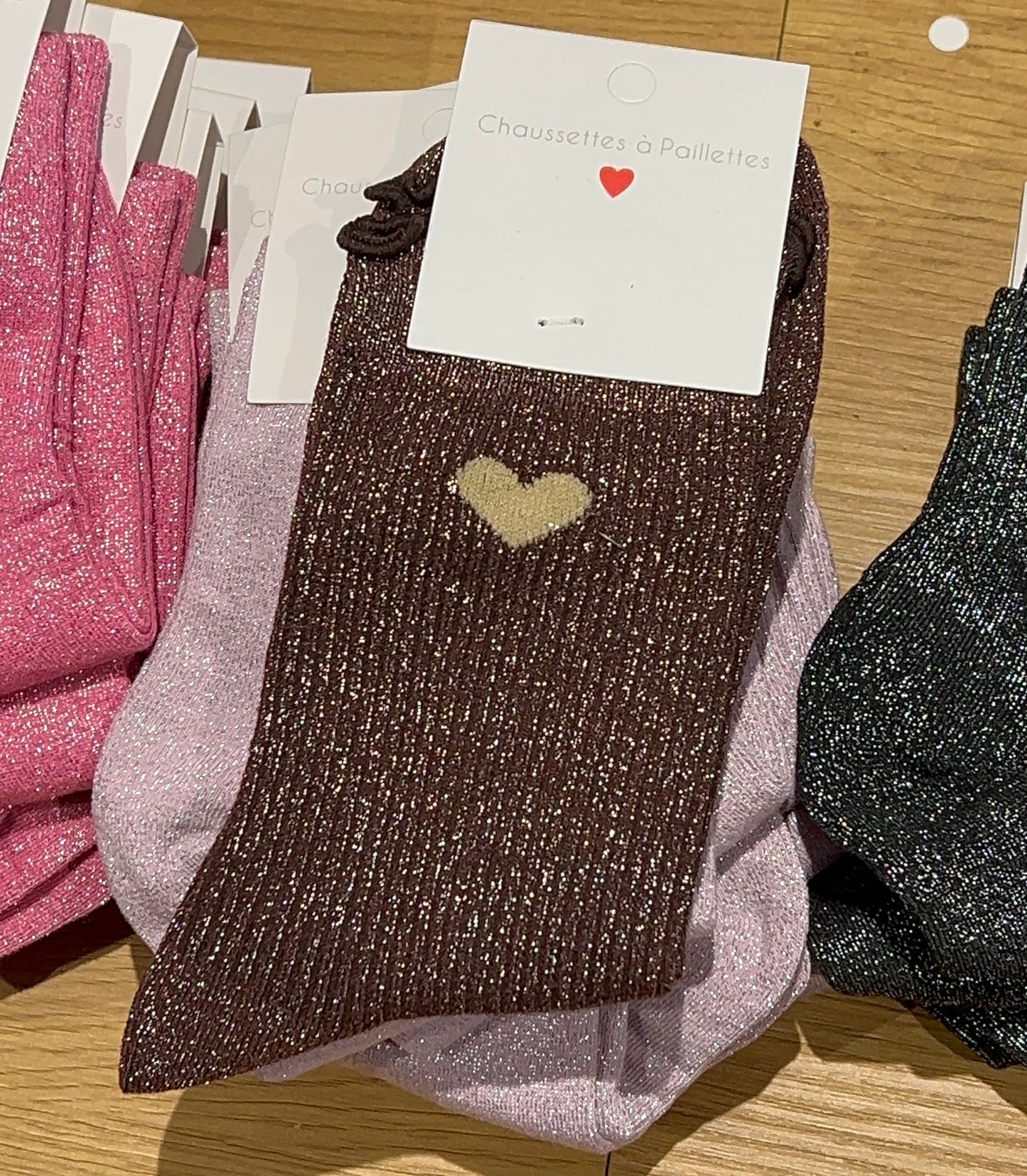 Chaussettes à paillettes ( différents modèles)