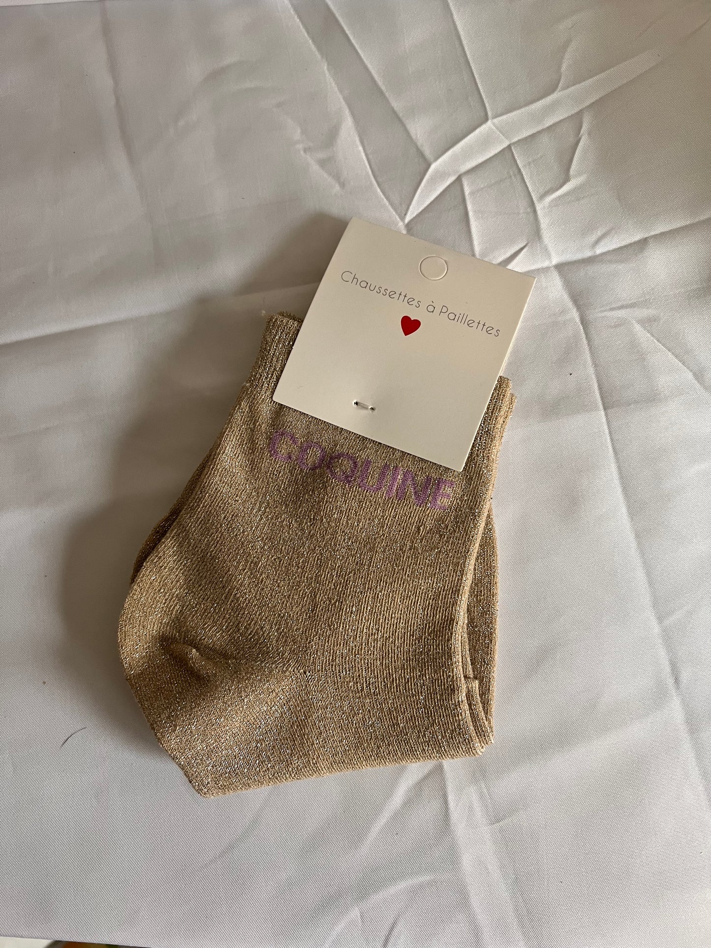 Chaussettes à paillettes