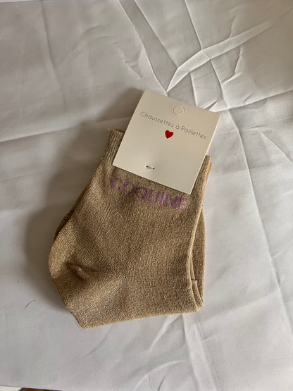 Chaussettes à paillettes