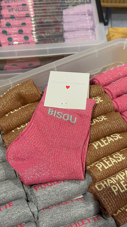 Chaussettes à paillettes ( plusieurs modèles)