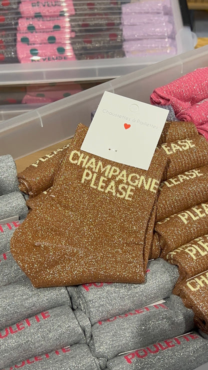Chaussettes à paillettes ( plusieurs modèles)