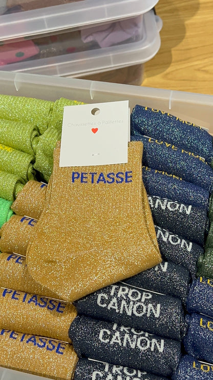 Chaussettes à paillettes ( plusieurs modèles)