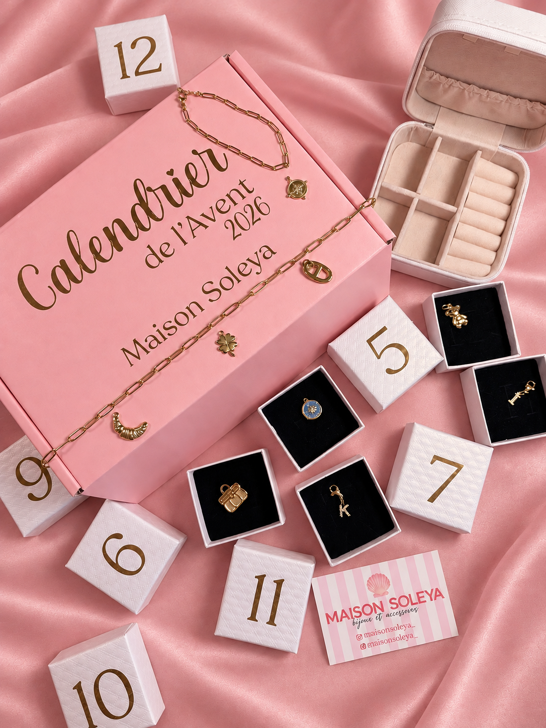 PRÉCOMMANDE CALENDRIER DE L’AVENT 12 cases à personnaliser