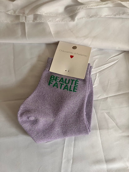 Chaussettes à paillettes