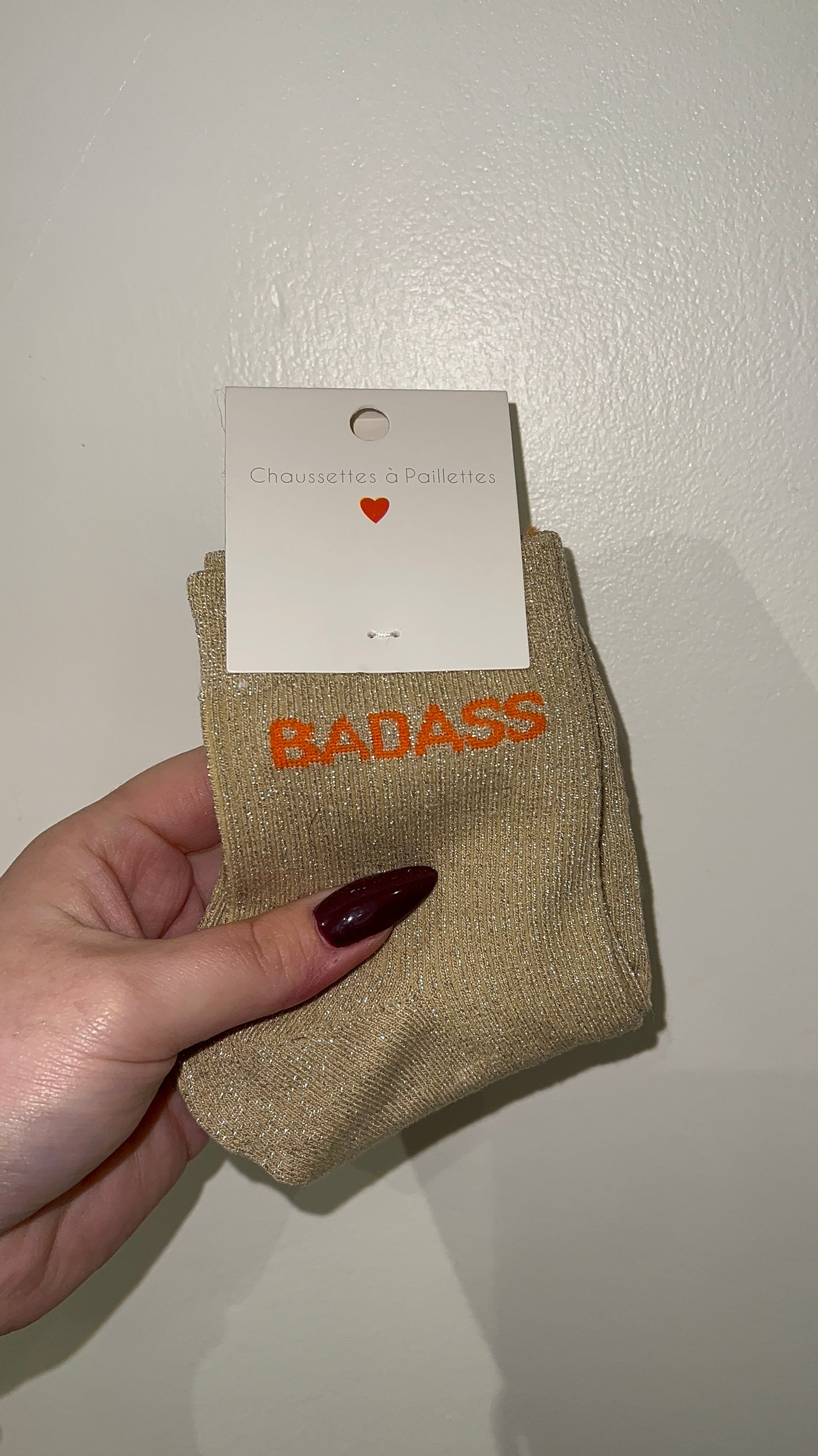 Chaussettes à paillettes (plusieurs modèles)