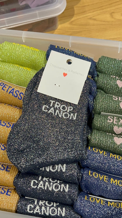 Chaussettes à paillettes ( plusieurs modèles)