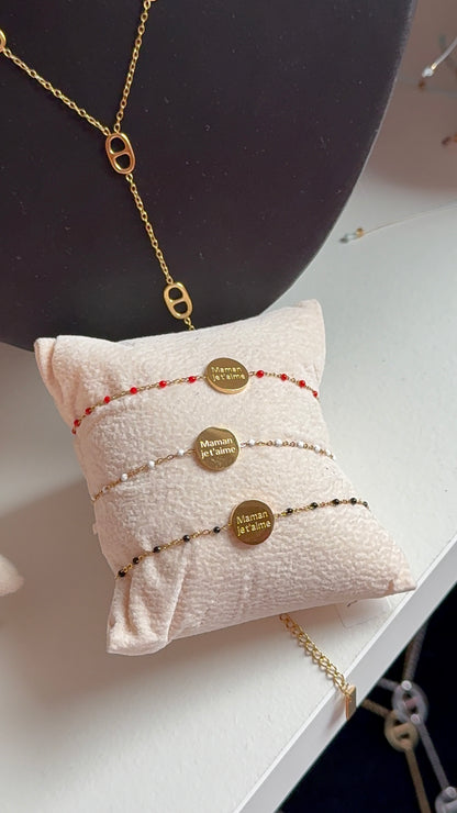 bracelet Maman je t’aime