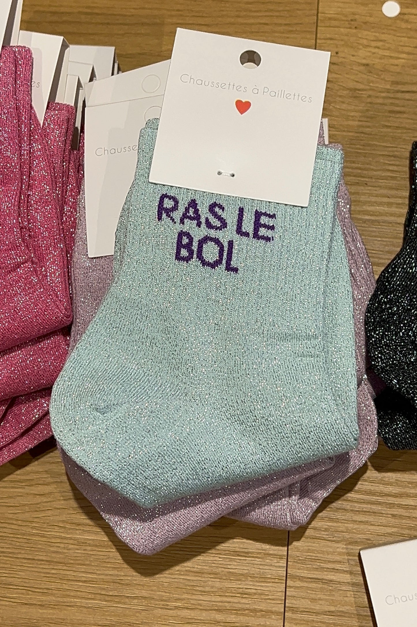Chaussettes à paillettes ( différents modèles)