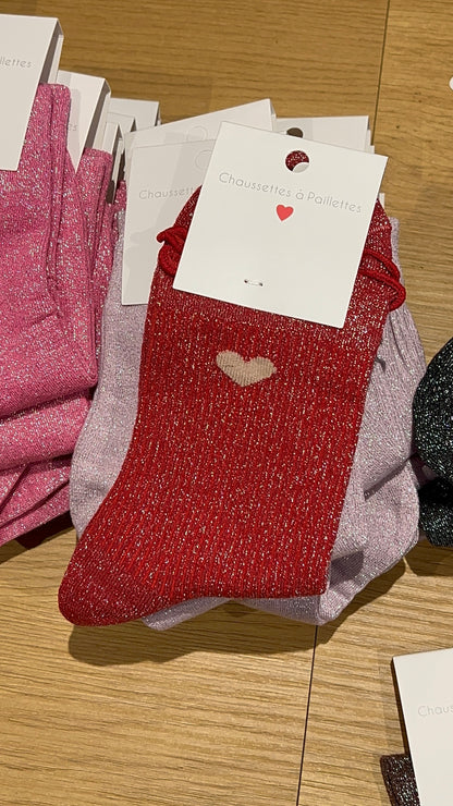 Chaussettes à paillettes ( différents modèles)