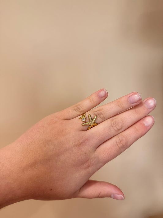 bague étoile de mer
