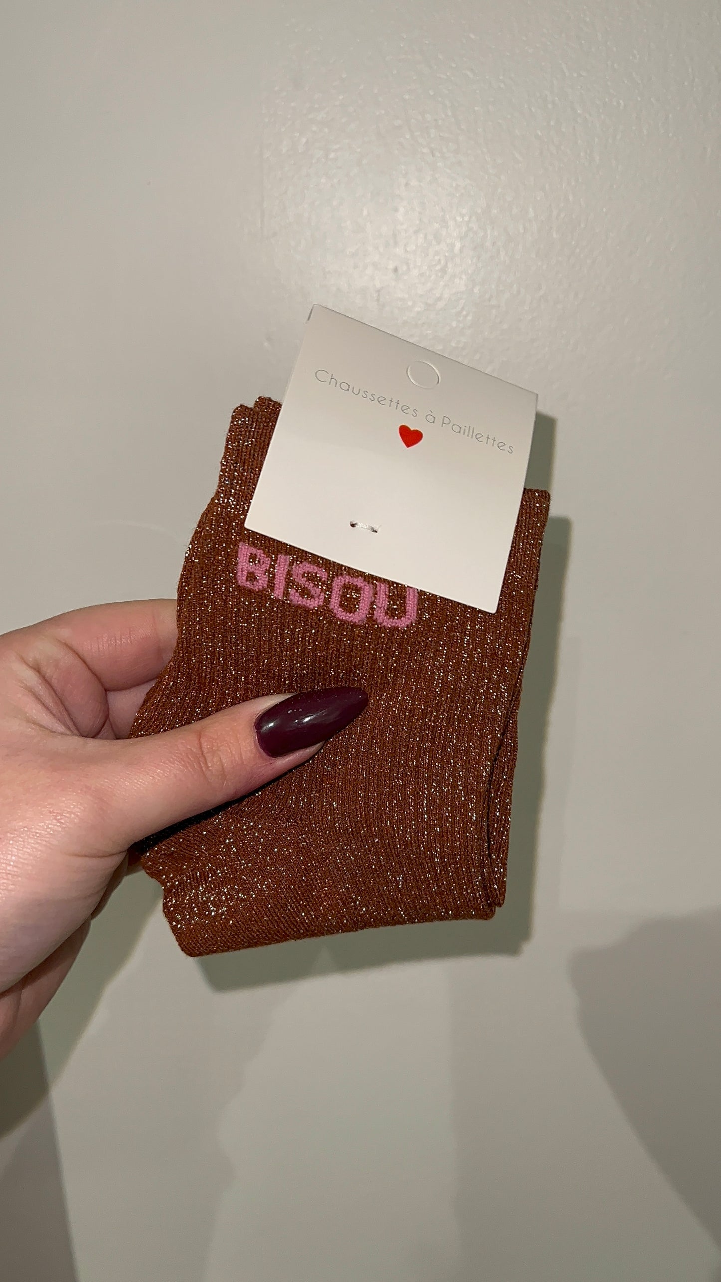 Chaussettes à paillettes (plusieurs modèles)